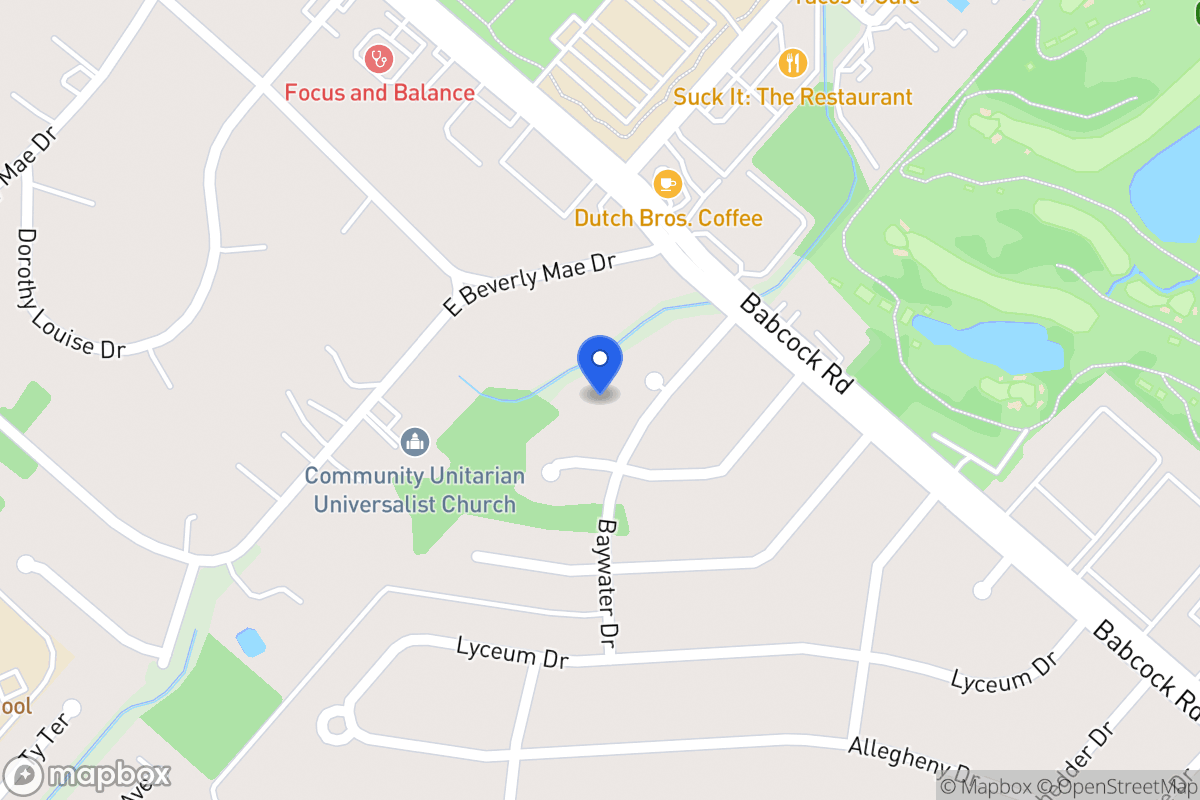 Map of 7011  Baywater Dr