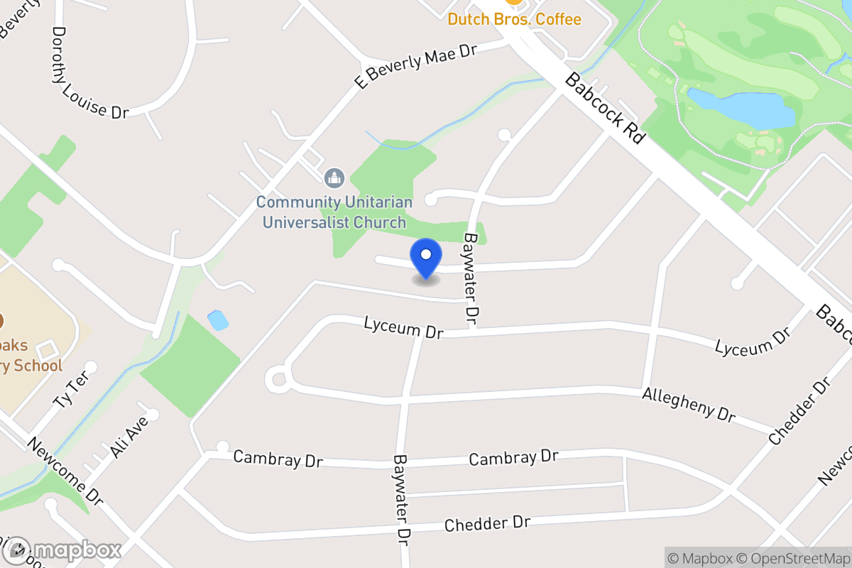 Map of 4710  Duquesne Dr