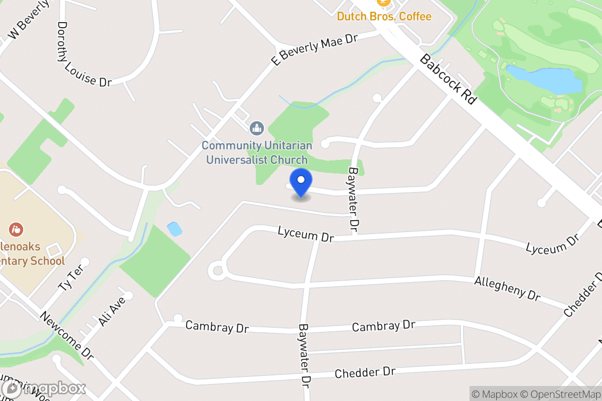 Map of 4718  Duquesne Dr