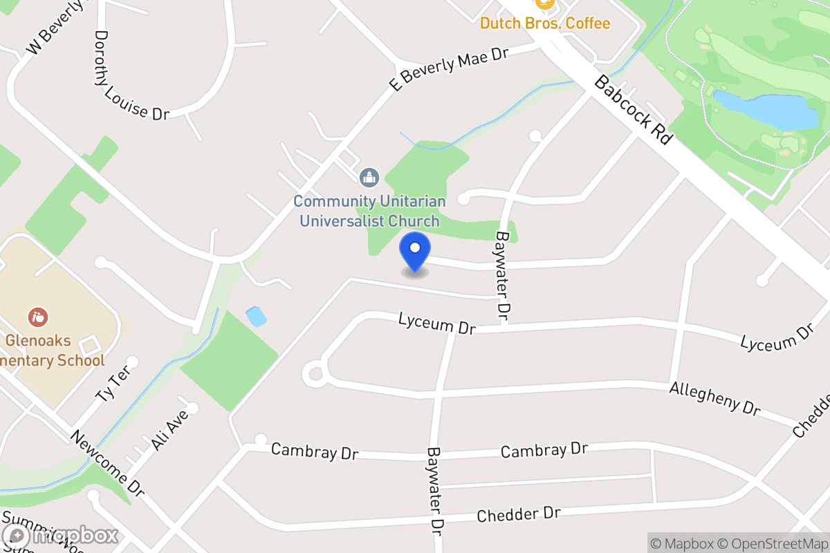 Map of 4722  Duquesne Dr