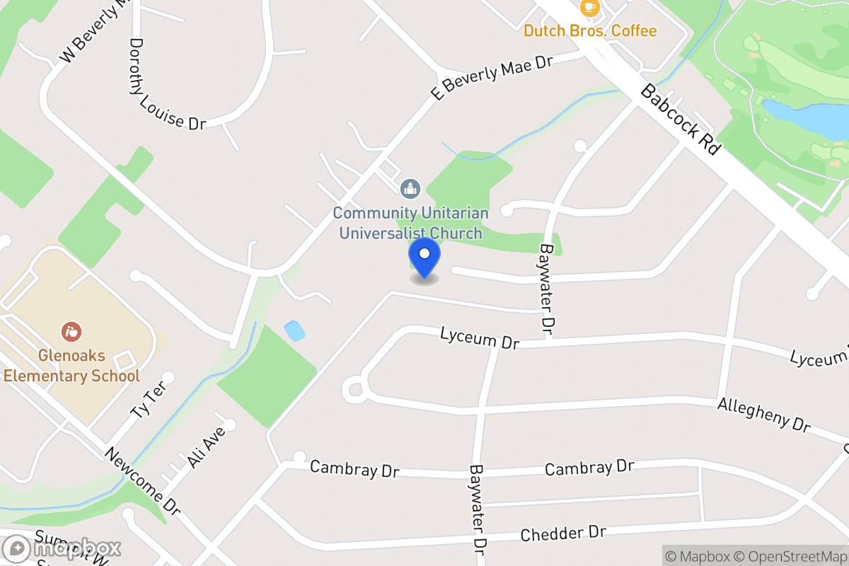 Map of 4726  Duquesne Dr