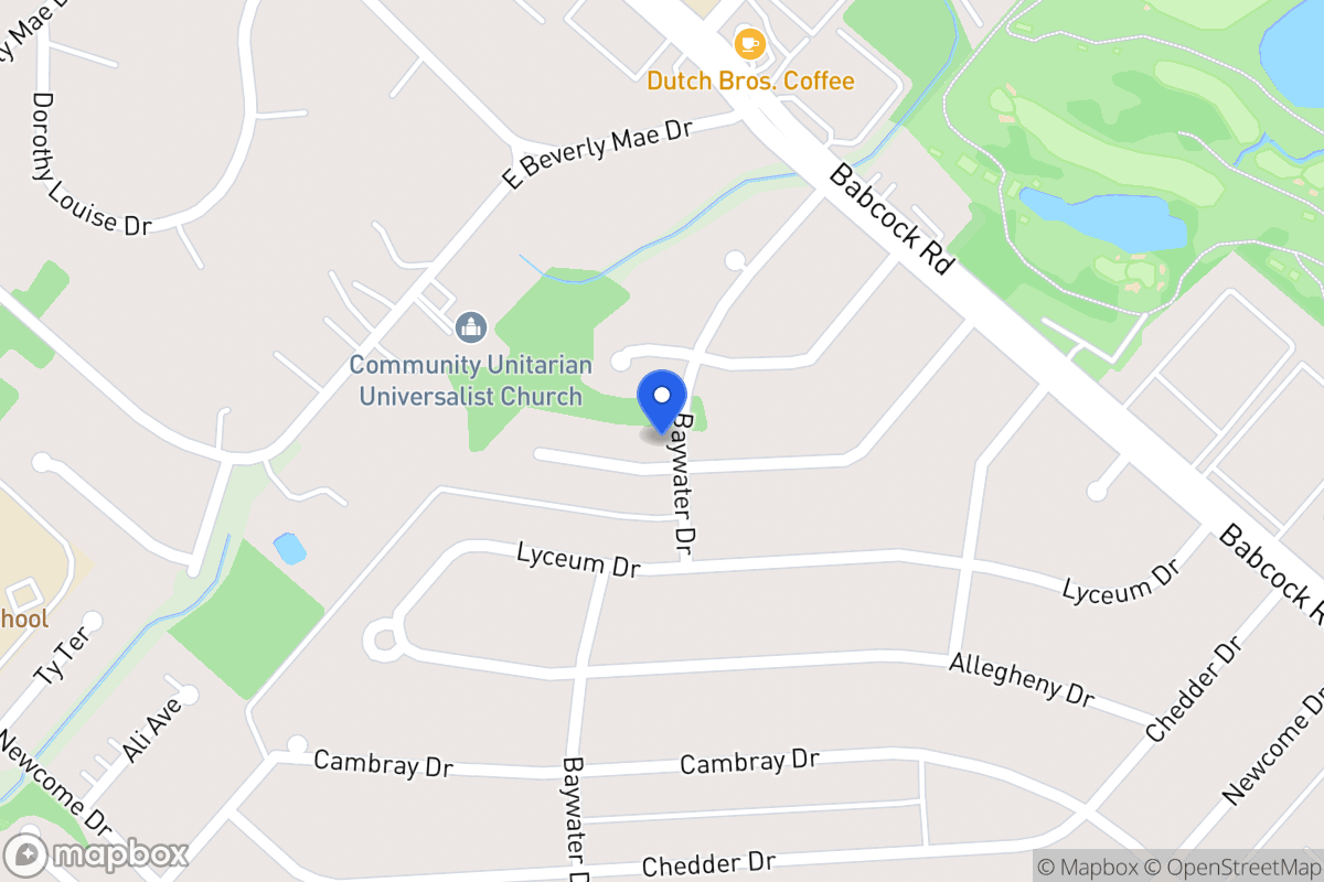 Map of 4703  Duquesne Dr