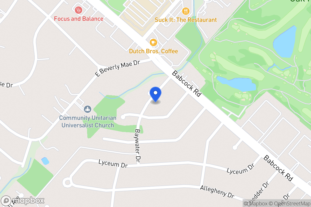 Map of 7010  Baywater Dr