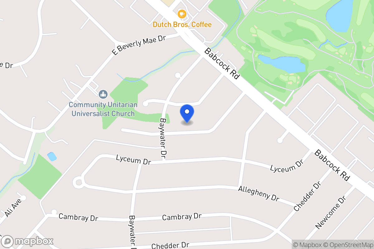 Map of 4615  Duquesne Dr