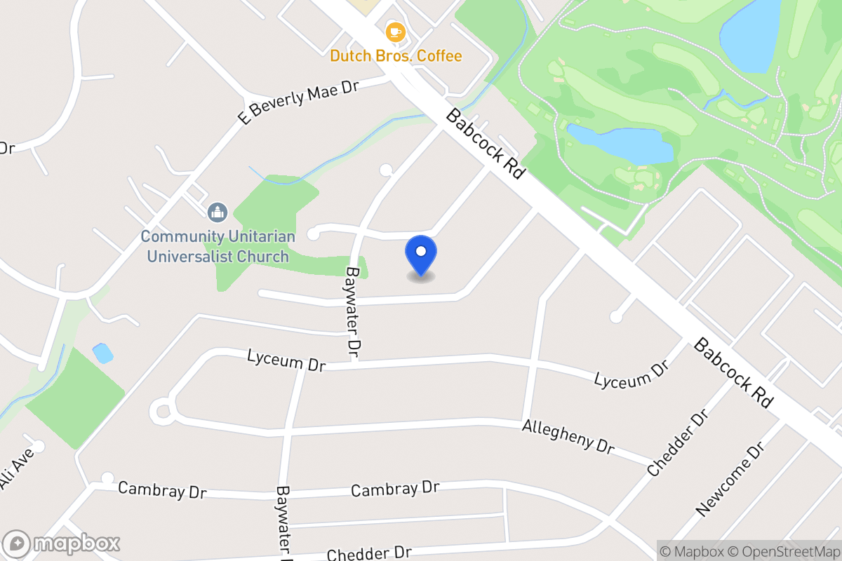 Map of 4611  Duquesne Dr