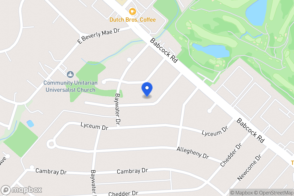 Map of 4607  Duquesne Dr