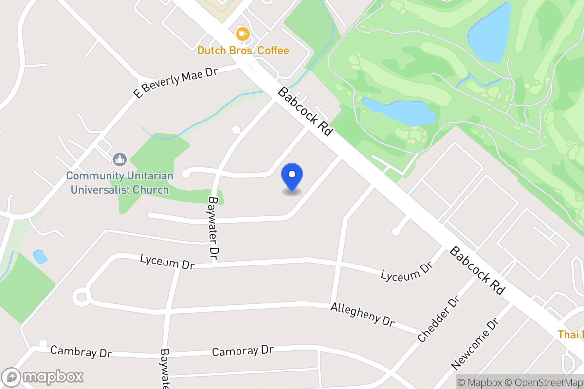 Map of 4523  Duquesne Dr