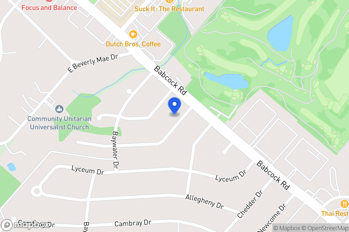 Map of 4511  Duquesne Dr