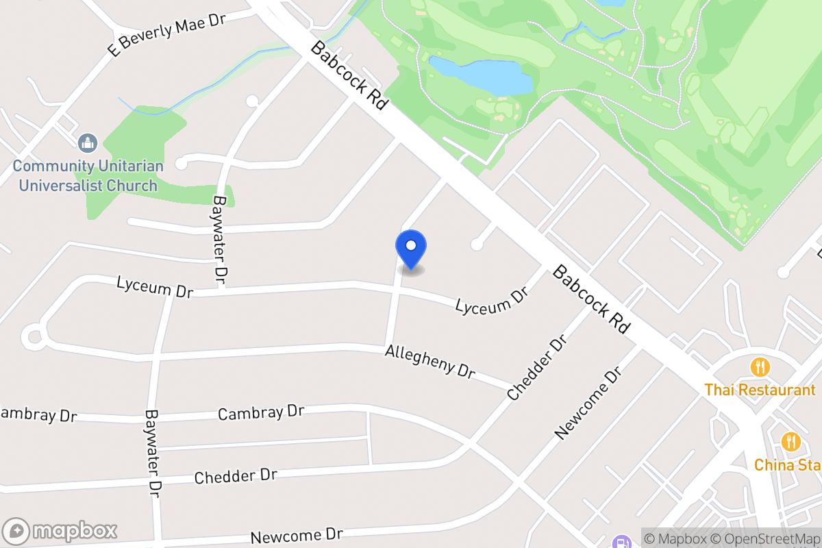Map of 4543  Lyceum Dr