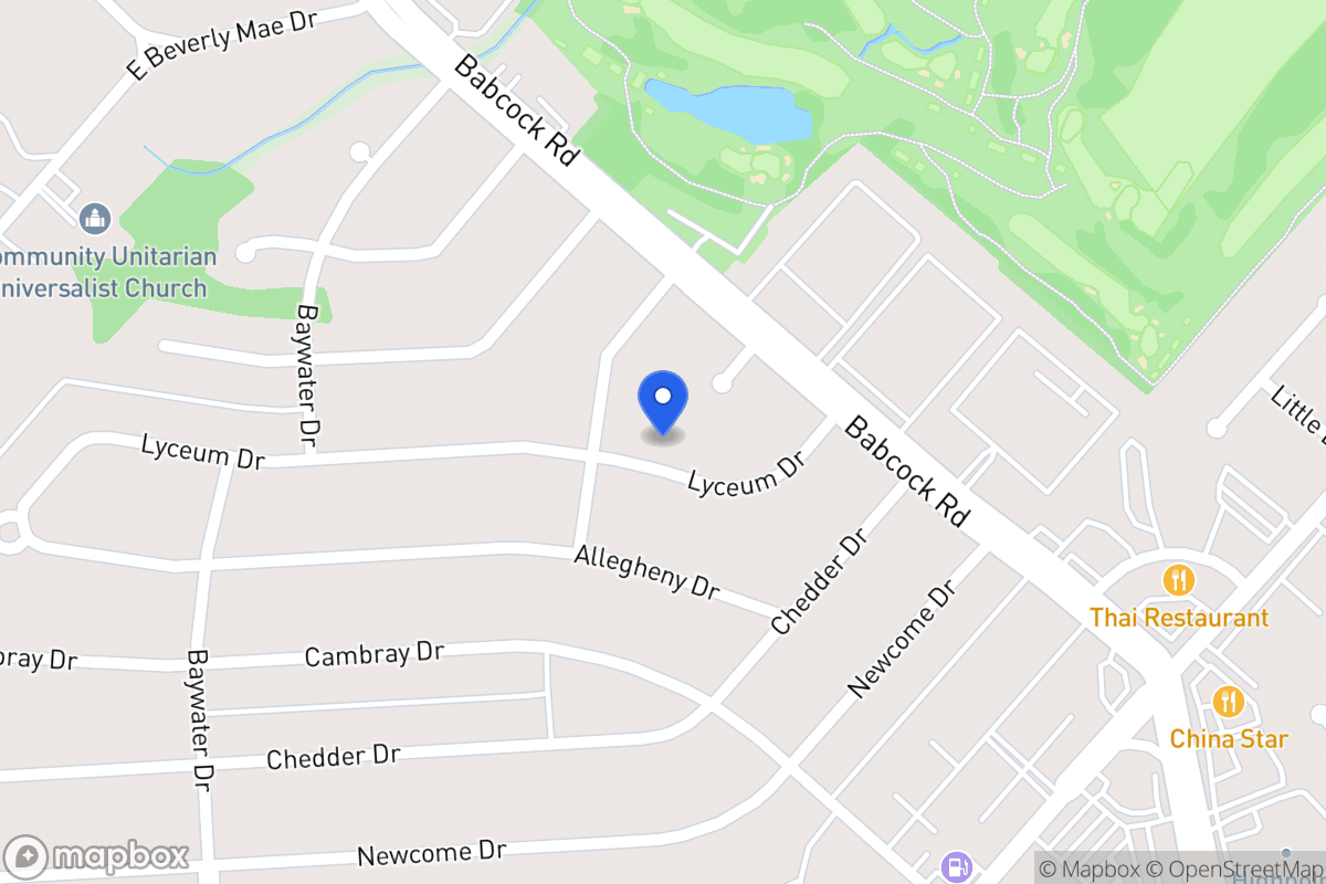Map of 4535  Lyceum Dr