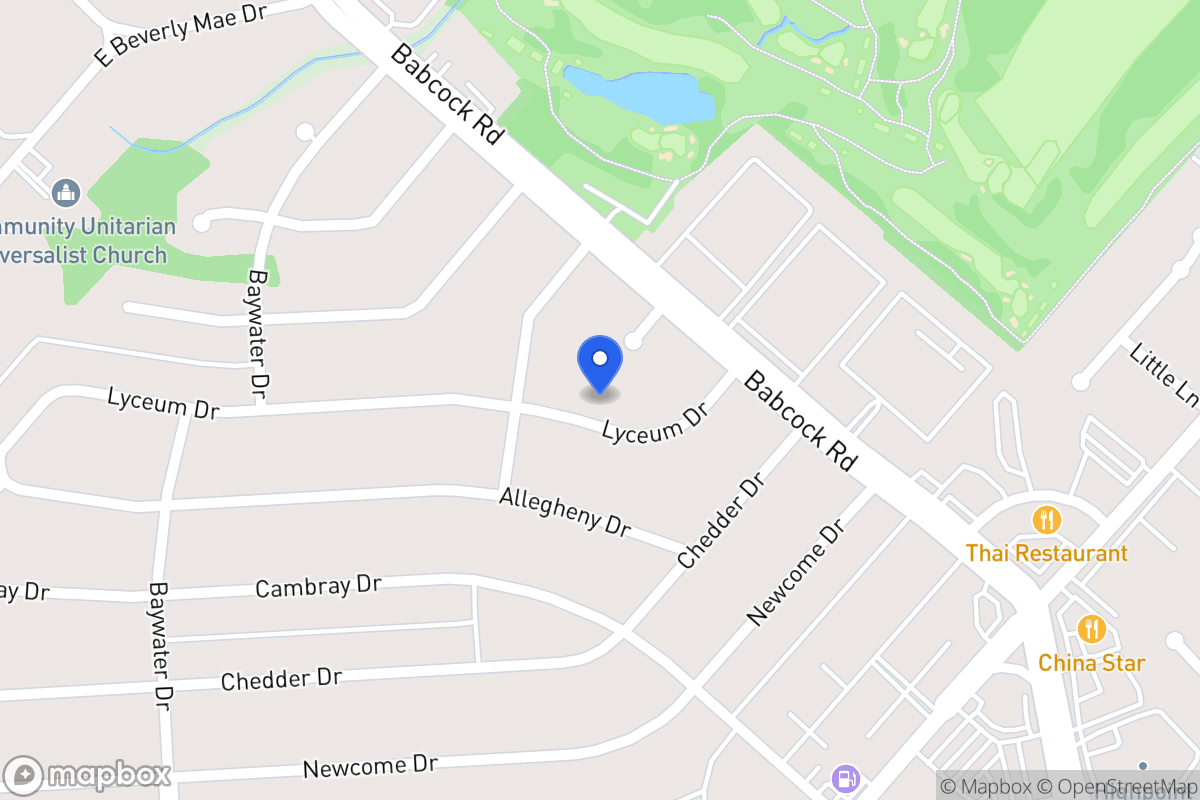 Map of 4531  Lyceum Dr