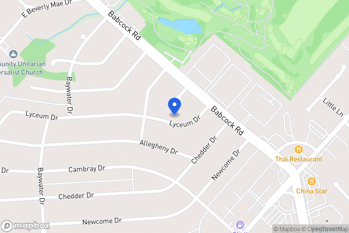Map of 4527  Lyceum Dr