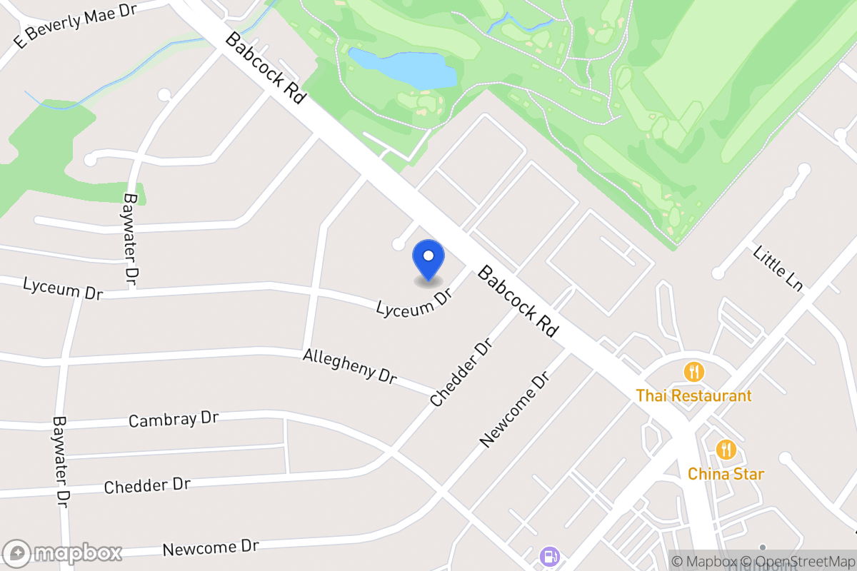 Map of 4515  Lyceum Dr