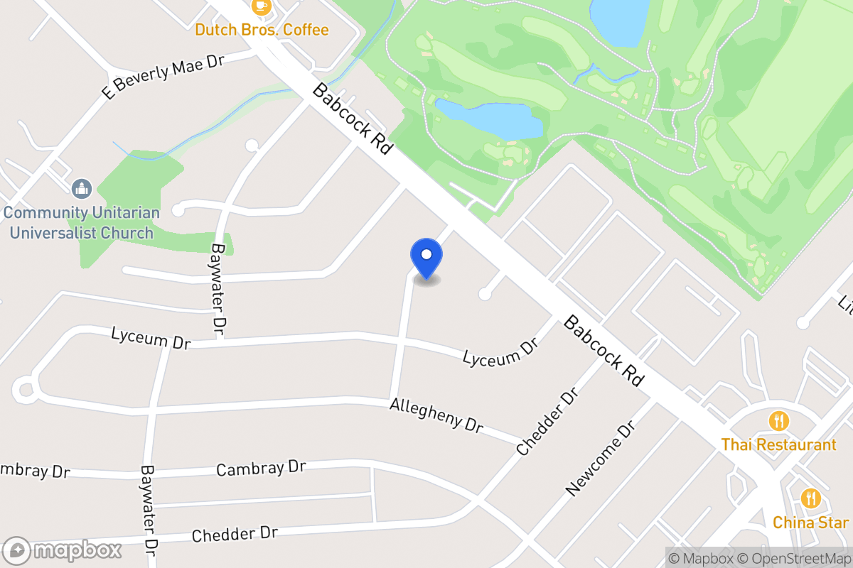 Map of 6914  Accolon Dr