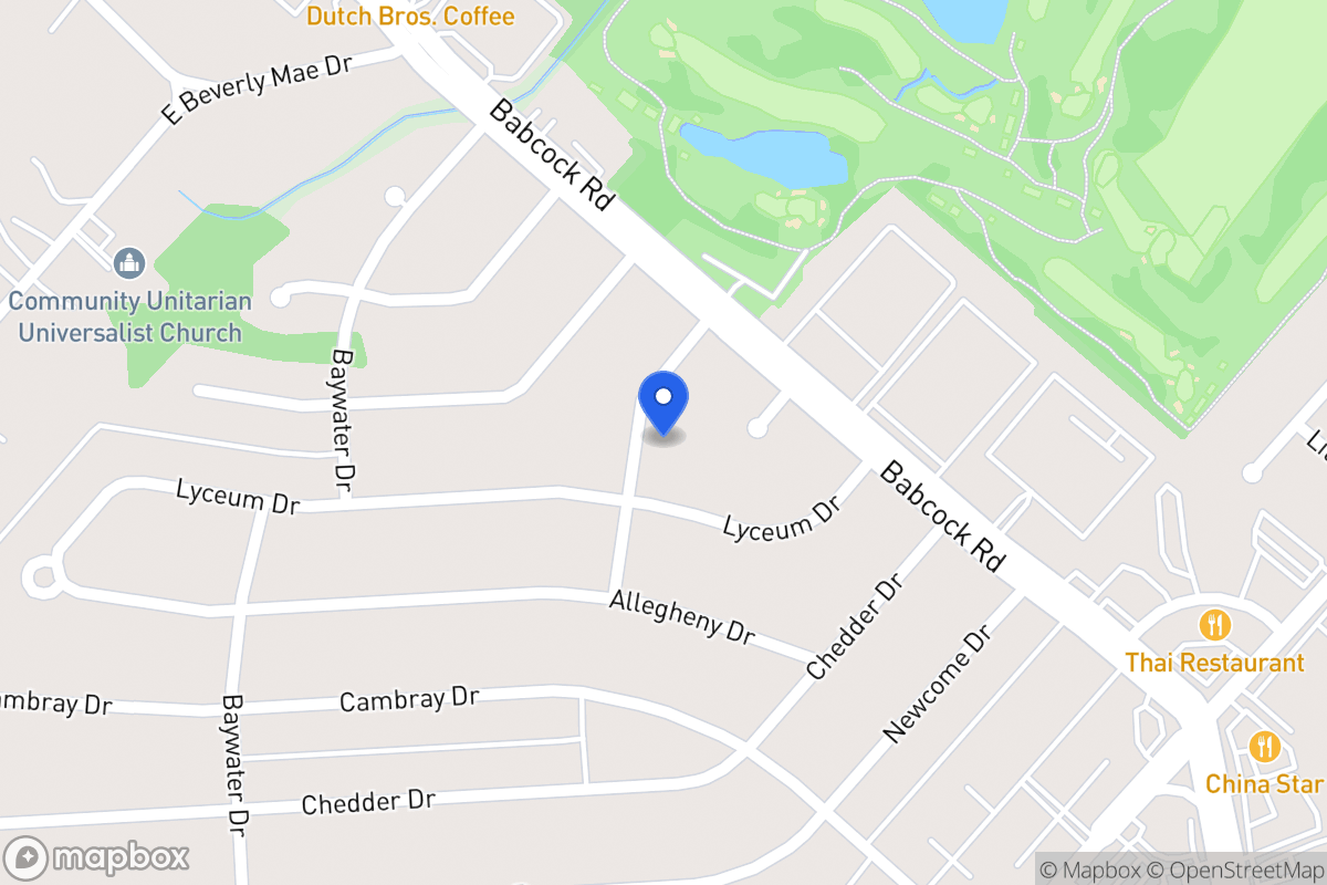 Map of 6910  Accolon Dr