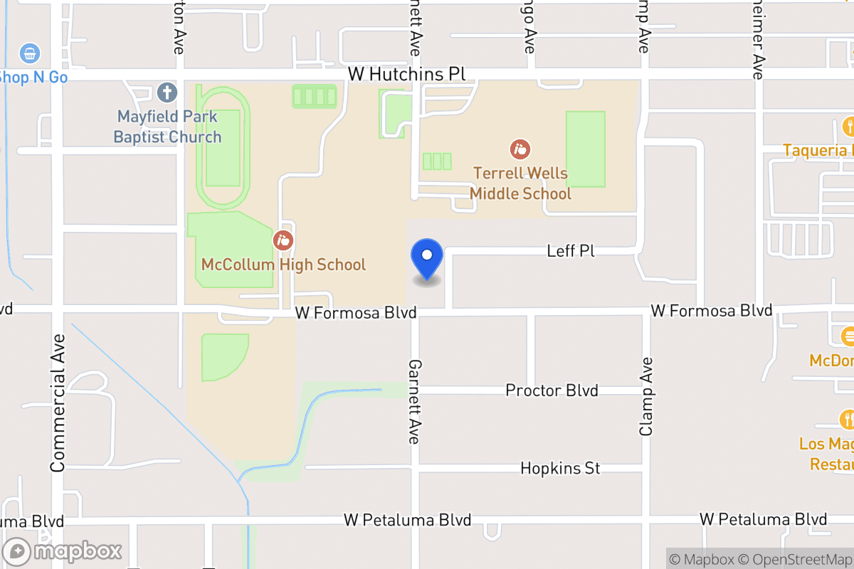 Map of 8215  Malcolm St