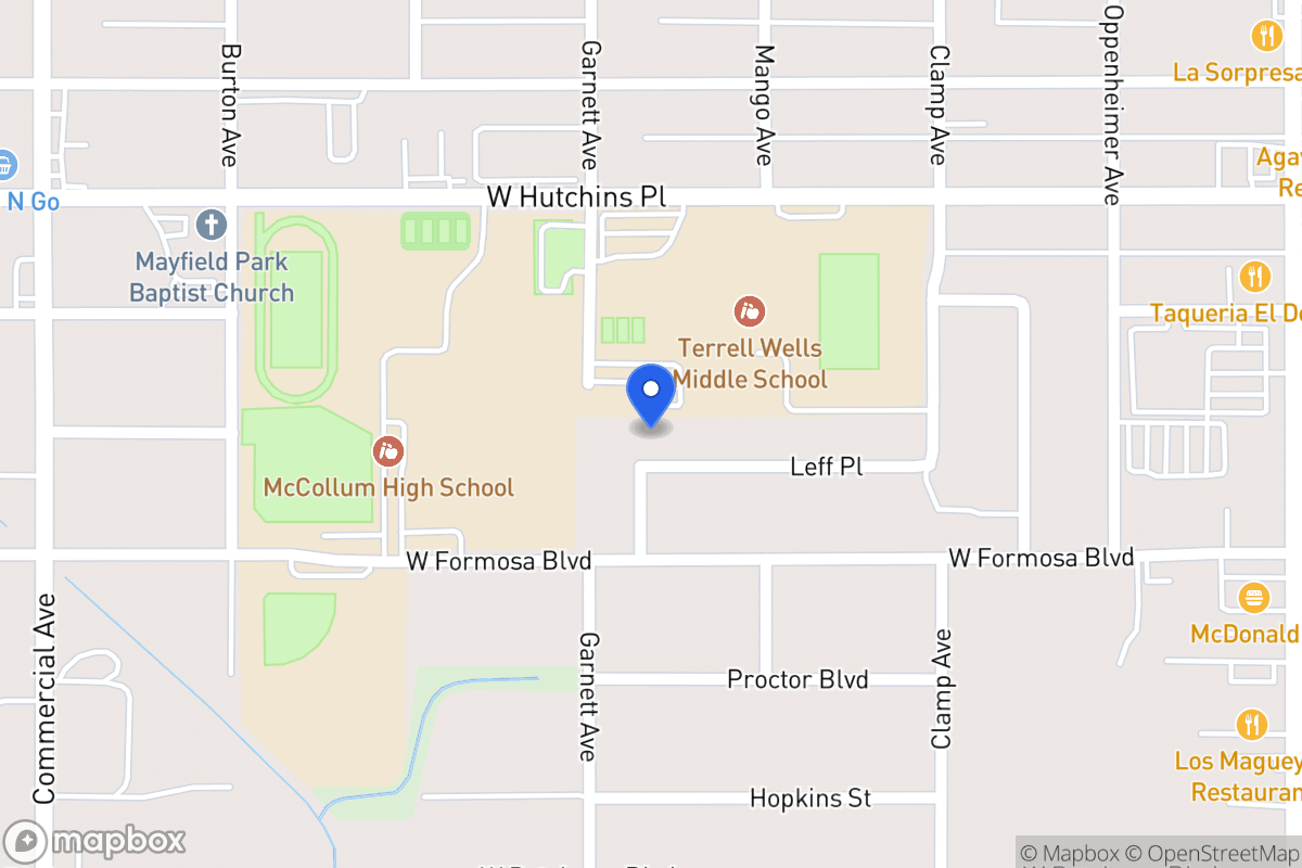 Map of 351  Leff Pl