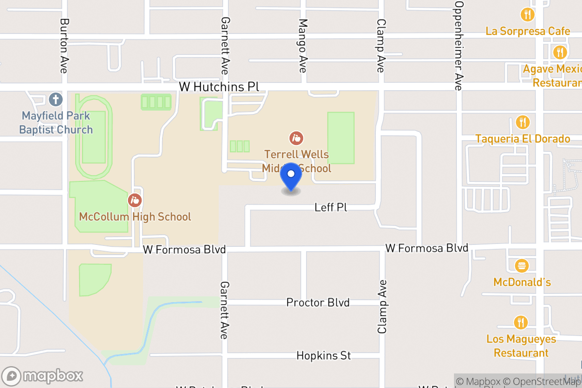 Map of 335  Leff Pl