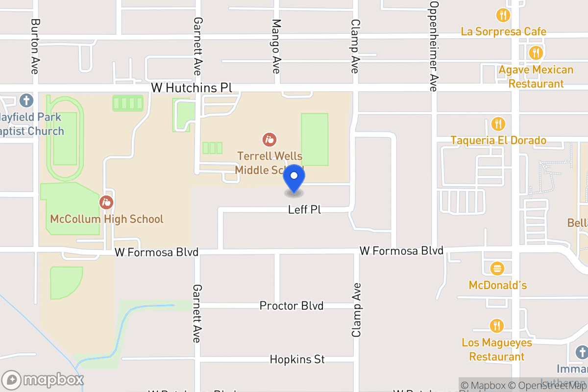 Map of 323  Leff Pl