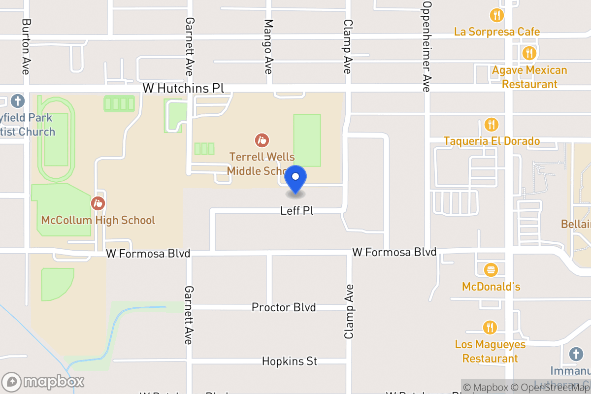 Map of 319  Leff Pl