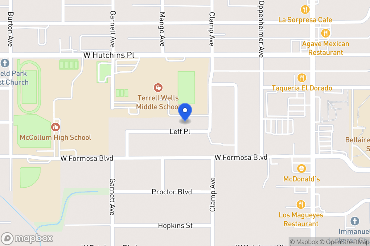 Map of 315  Leff Pl