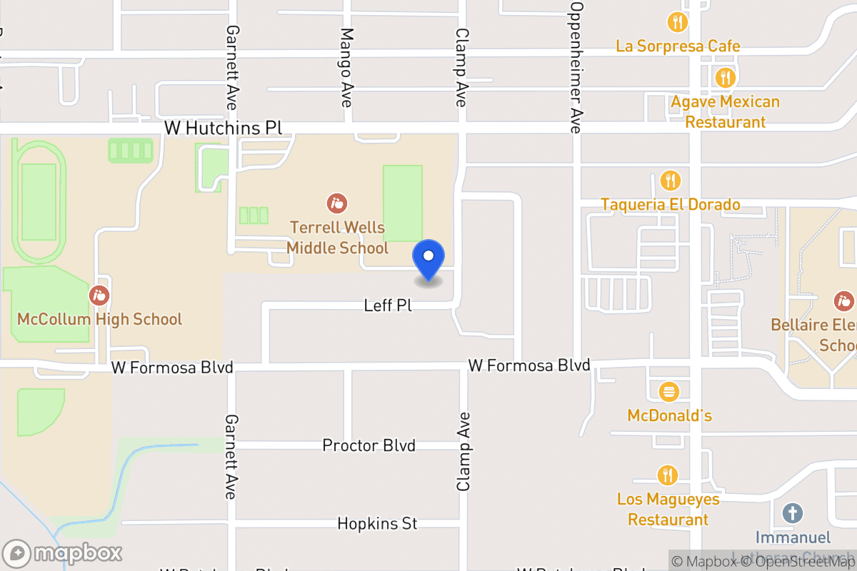 Map of 307  Leff Pl