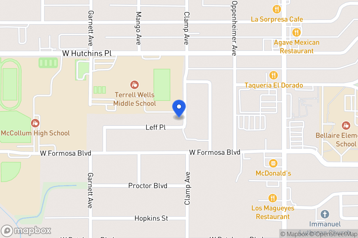 Map of 303  Leff Pl