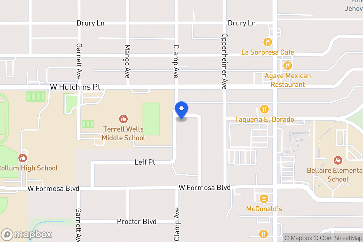 Map of 8106  Clamp Ave