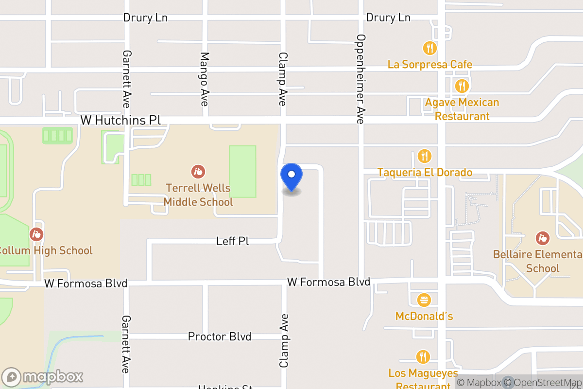Map of 8114  Clamp Ave