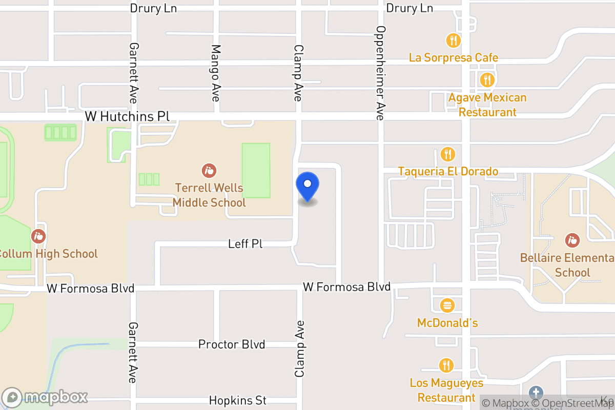 Map of 8118  Clamp Ave