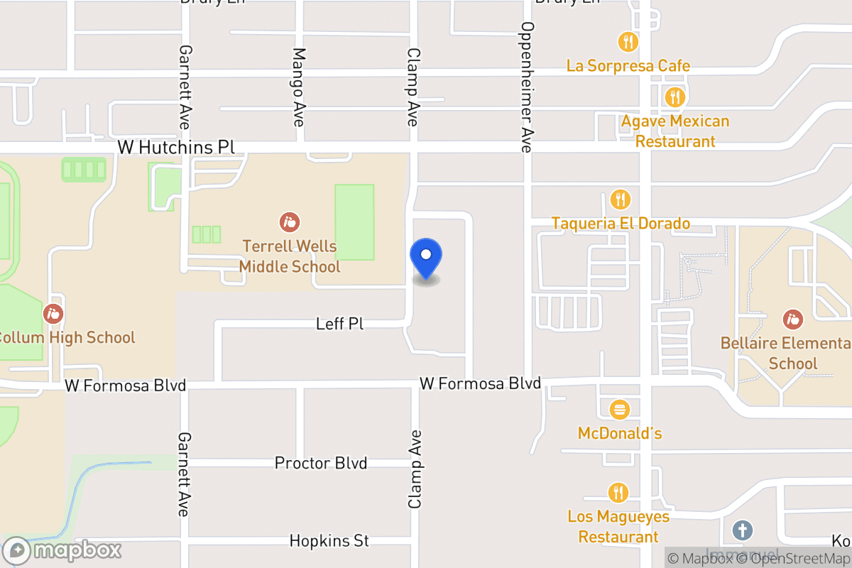 Map of 8122  Clamp Ave
