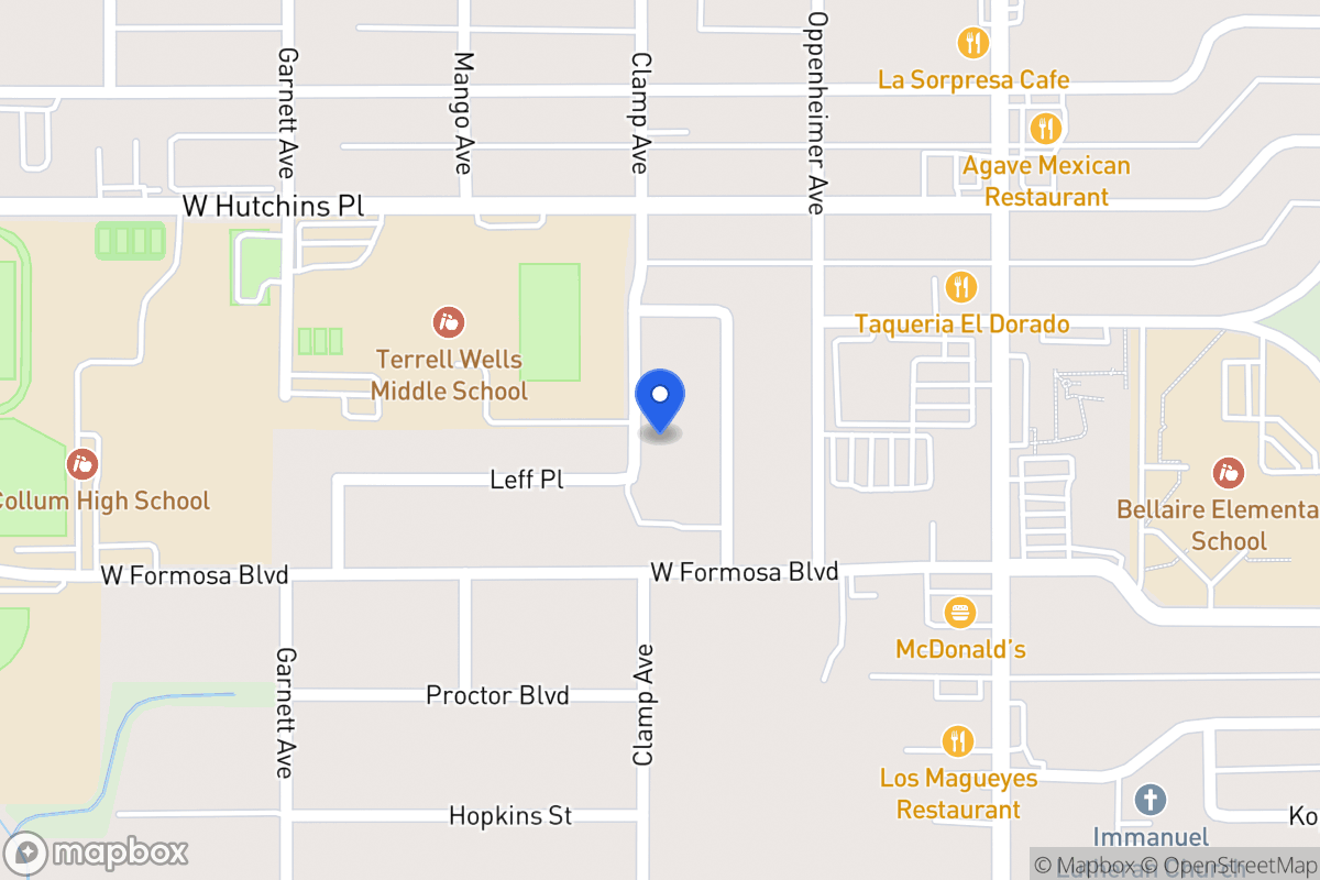 Map of 8202  Clamp Ave