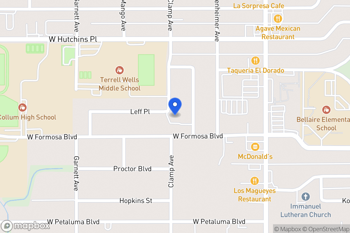 Map of 8212  Clamp Ave