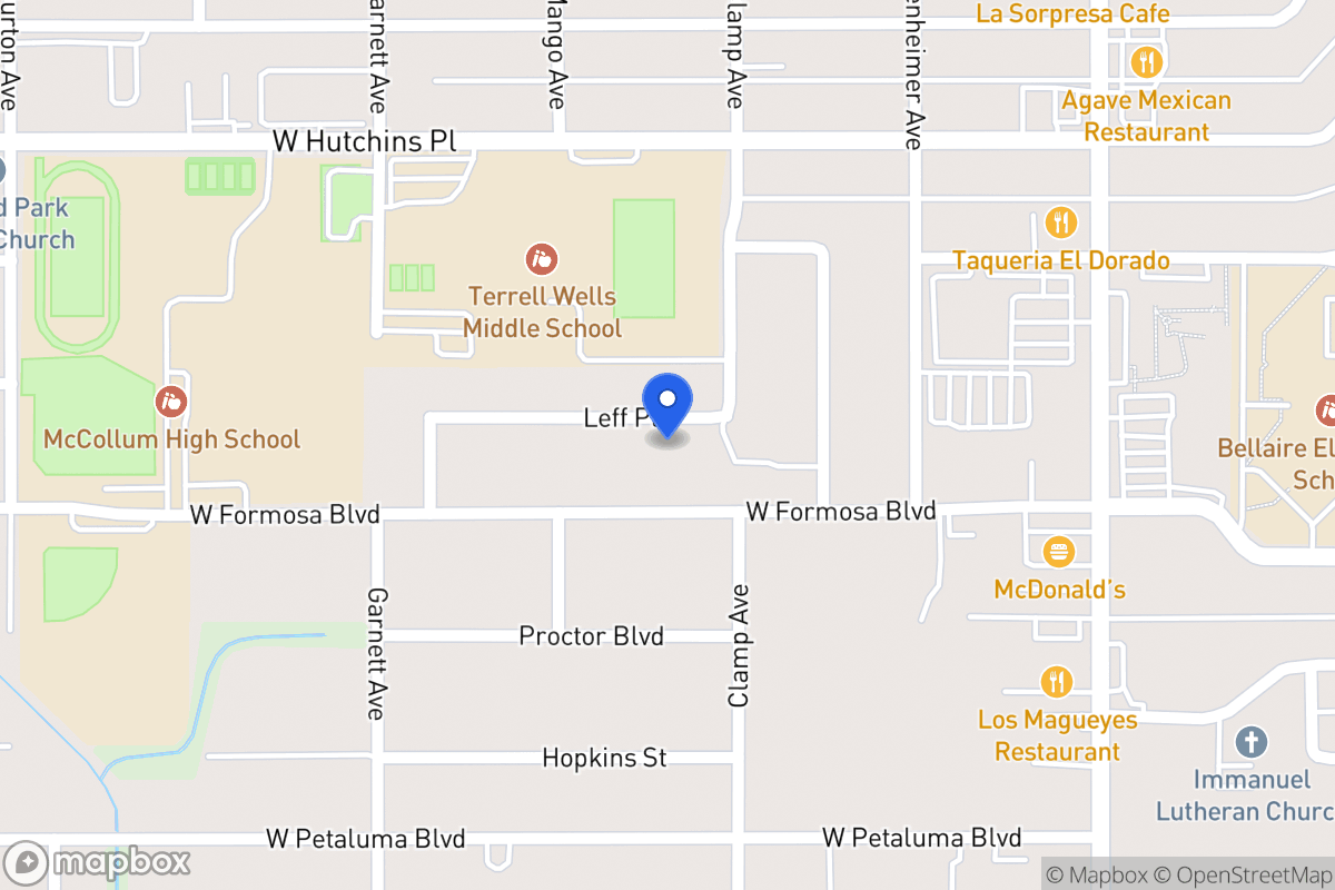 Map of 310  Leff Pl