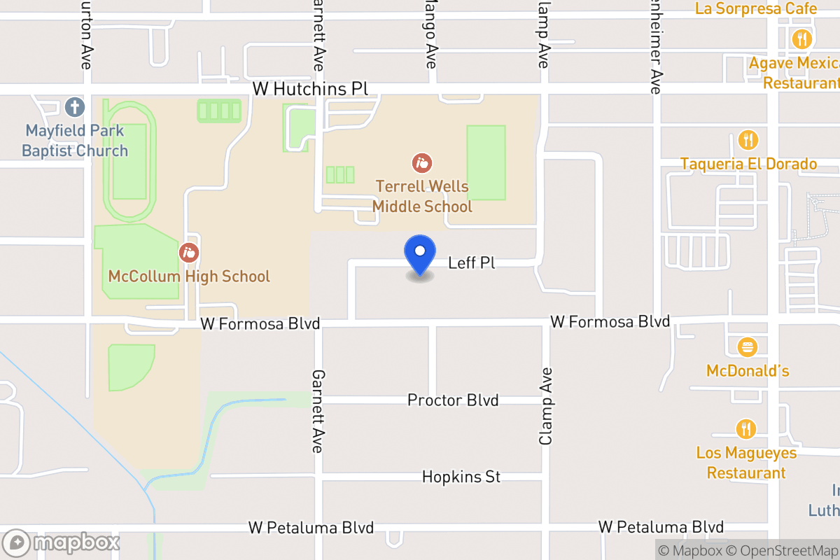 Map of 334  Leff Pl