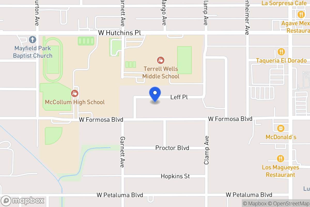 Map of 338  Leff Pl