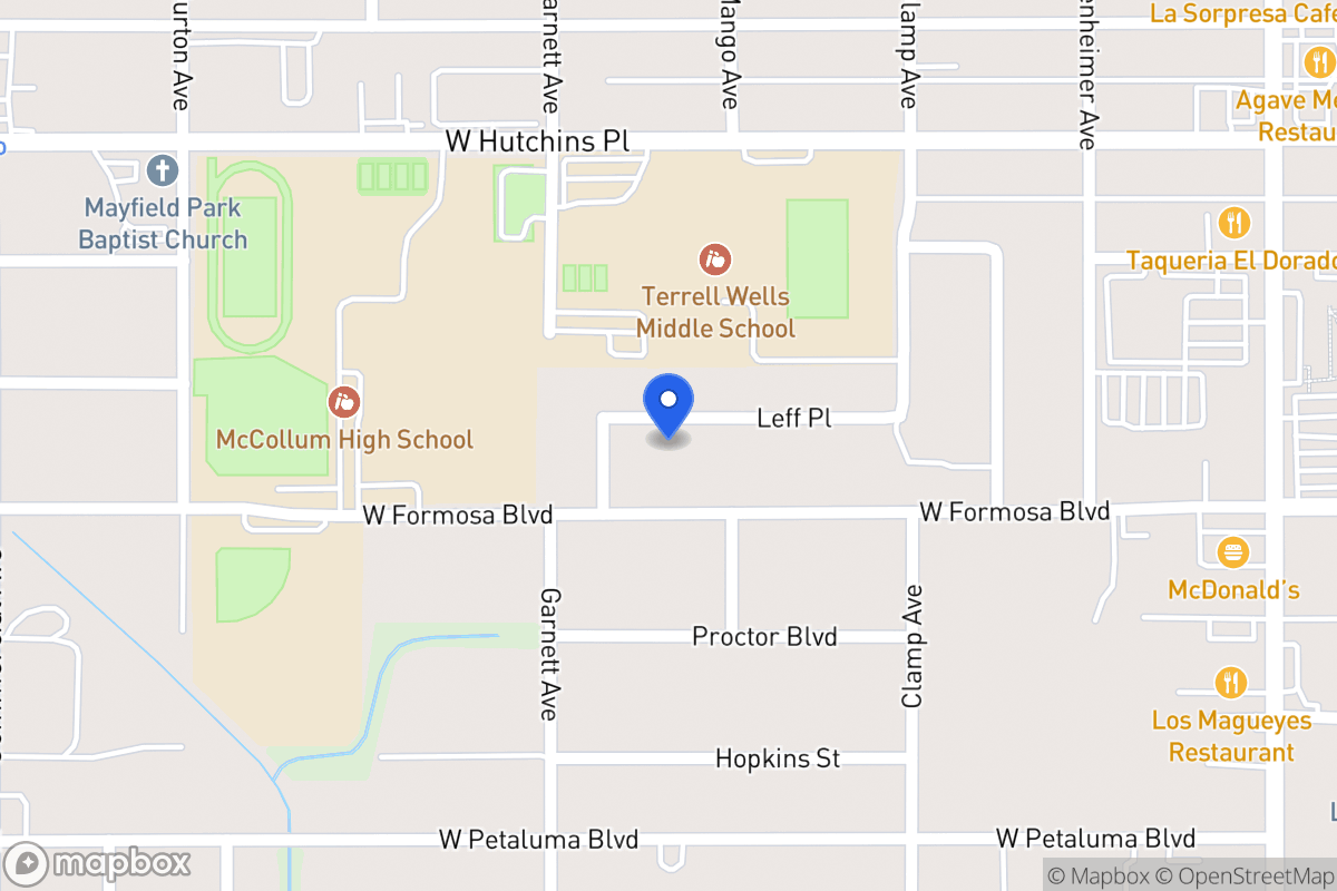 Map of 342  Leff Pl
