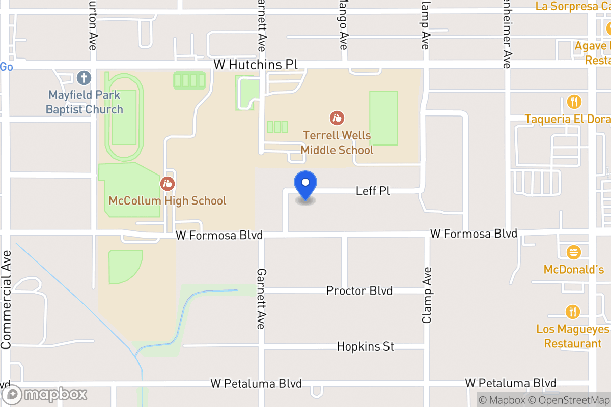 Map of 346  Leff Pl