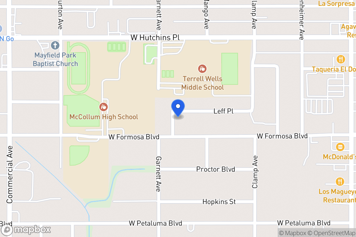 Map of 350  Leff Pl
