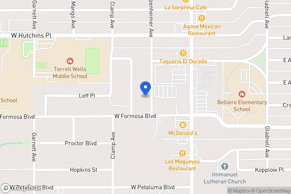 Map of 8211  Oppenheimer Ave