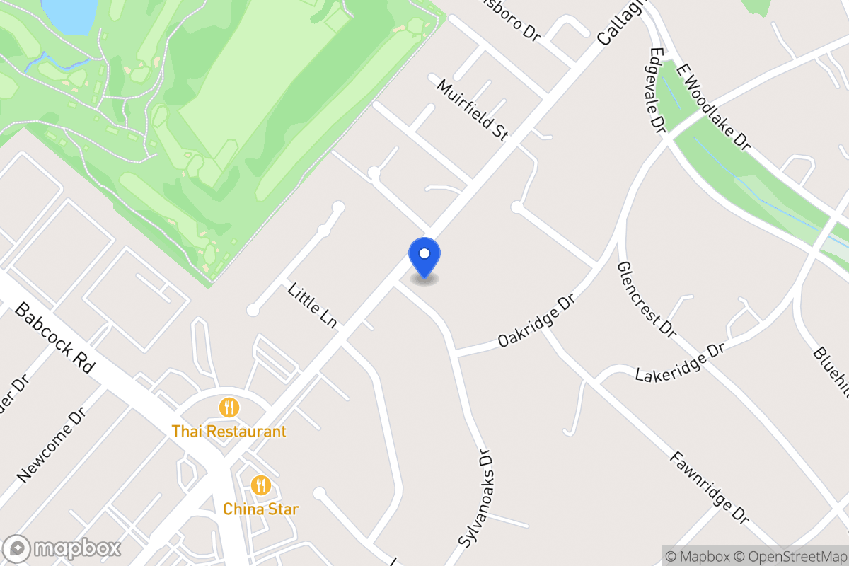 Map of 4211  Sylvanoaks Dr