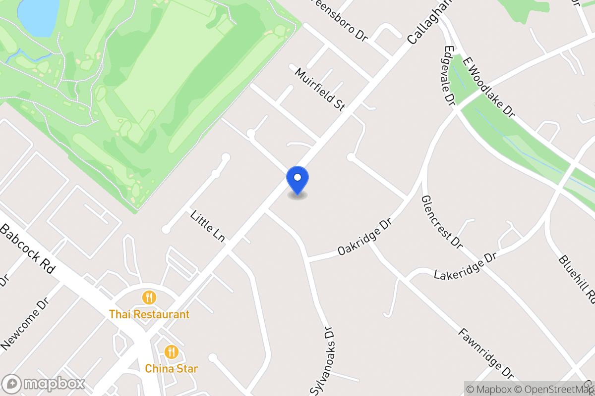 Map of 6910  Callaghan Rd