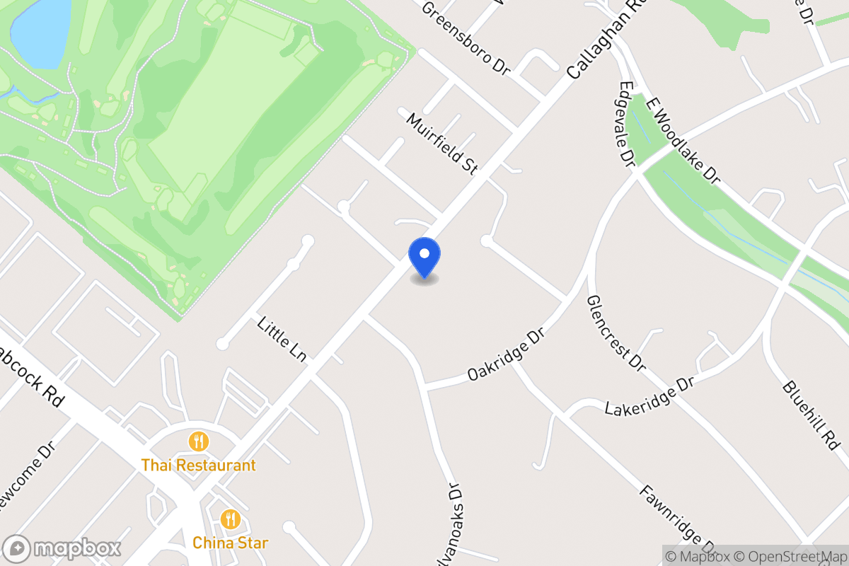Map of 6914  Callaghan Rd