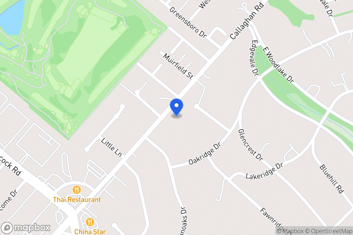 Map of 6918  Callaghan Rd