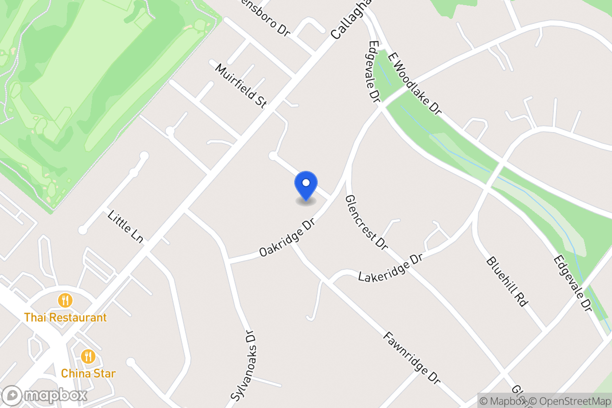 Map of 4202  Glencrest Dr