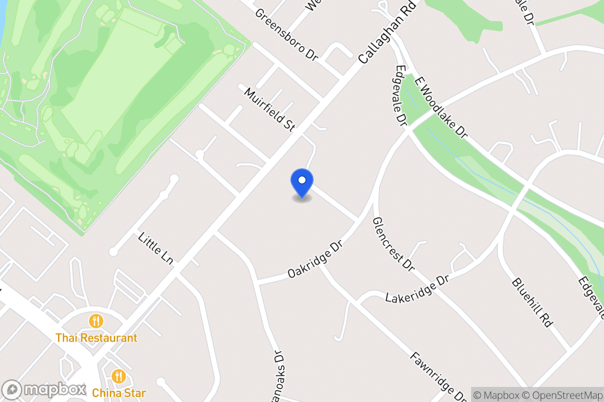 Map of 4210  Glencrest Dr
