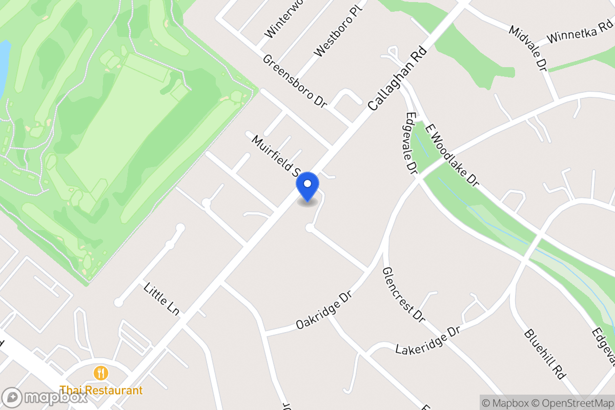 Map of 4219  Glencrest Dr