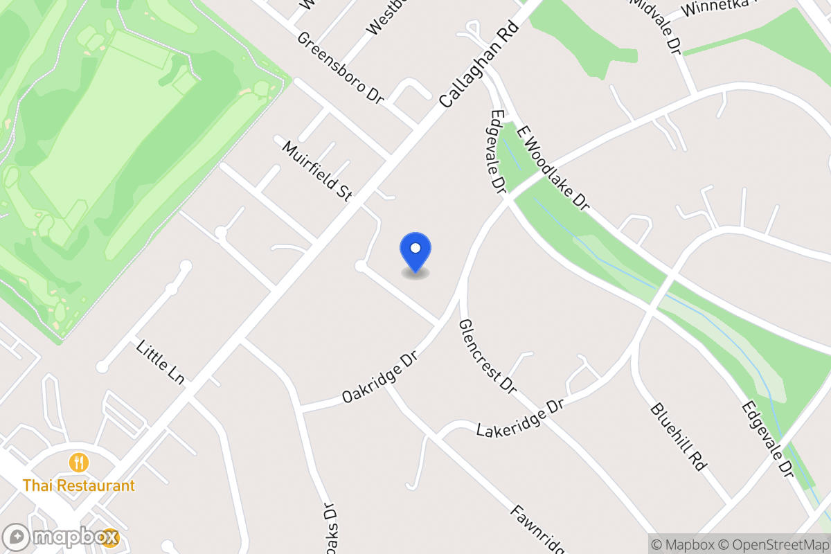 Map of 4207  Glencrest Dr