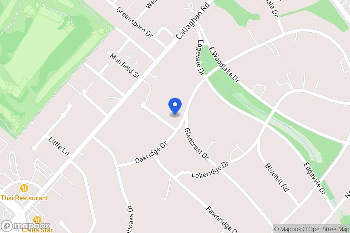 Map of 4203  Glencrest Dr