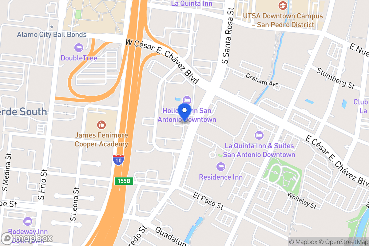 Map of 617 S Santa Rosa Ave